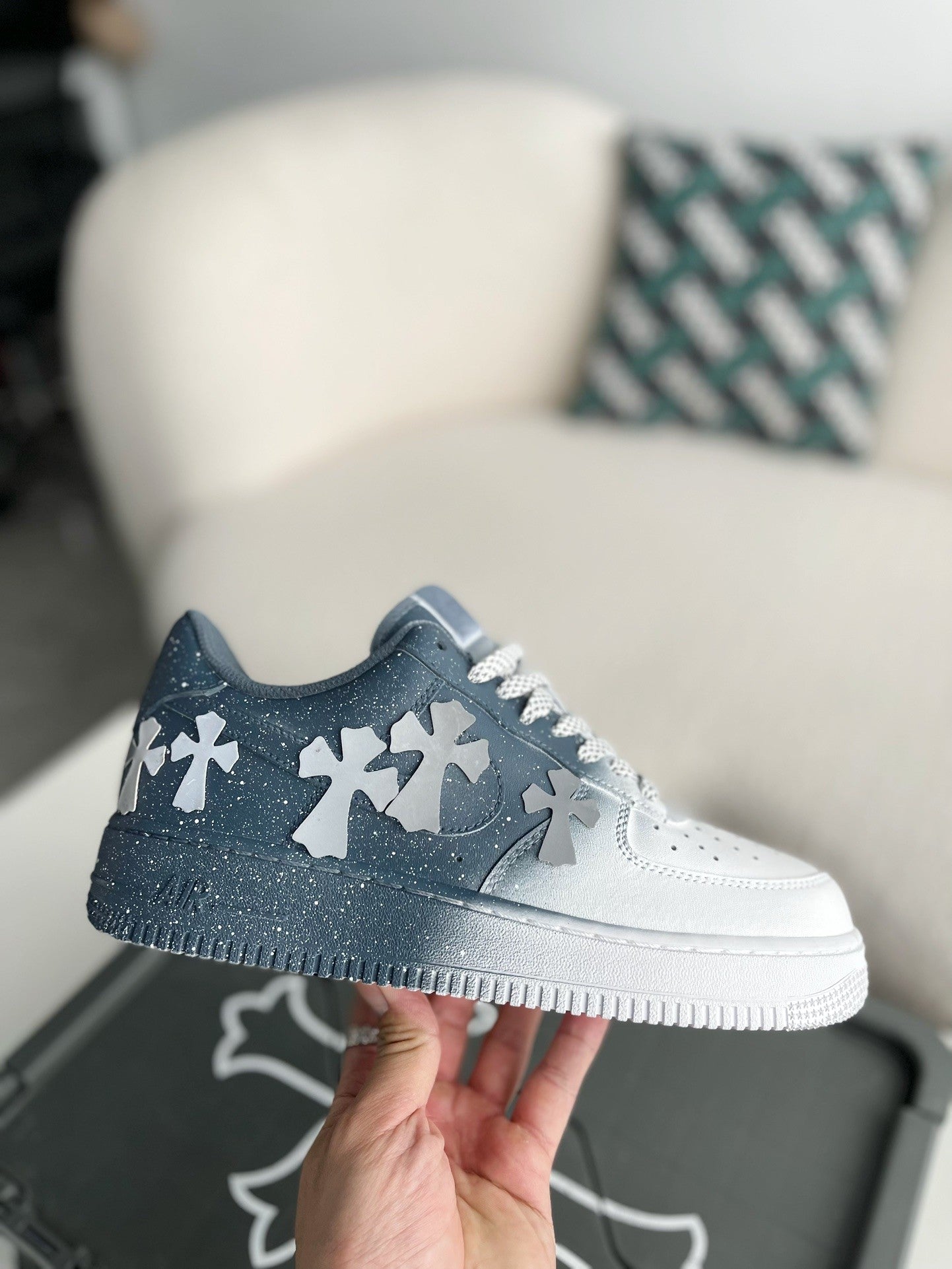 AIR FORCE 1 X CHROME HEARTS